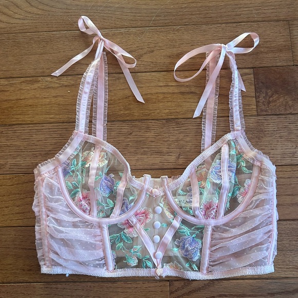 For Love And Lemons Other - For Love & Lemons floral bustier